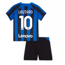 Baby Fußballbekleidung Inter Milan Lautaro Martinez #10 Heimtrikot 2022-23 Kurzarm (+ kurze hosen)